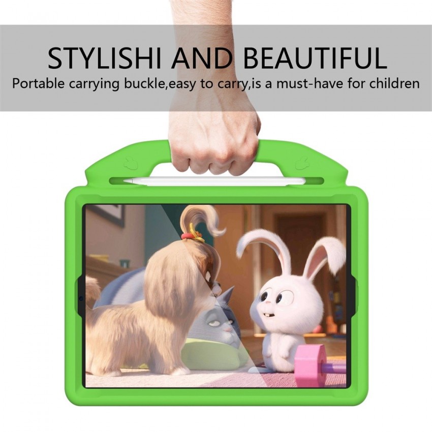 Maciņš Shockproof Kids Lenovo Tab M10 Plus 3rd Gen TB125FU/TB128FU/TB128XU 10.6 zaļa
