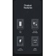 Arejais-akumulators Power Bank Awei P5K 5V/2.1A 10000mAh melns