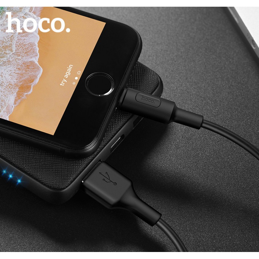 USB kabelis Hoco X25 Lightning 1.0m melns