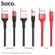 USB cable Hoco X26 microUSB 1.0m black-gold