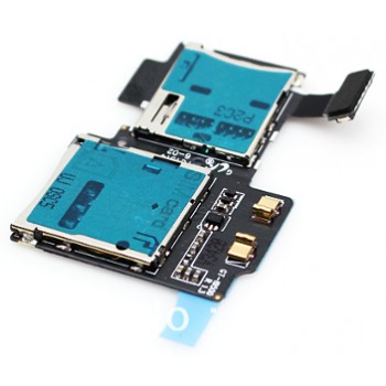 Lanksčioji jungtis Samsung i9500/i9505 S4 SIM ir microSD kortelei ORG