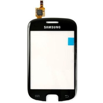 Lietimui jautrus stikliukas Samsung S5670 Fit Black HQ