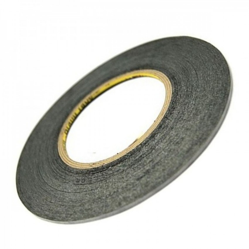 Double side adhesive tape for touchscreens 2mm black