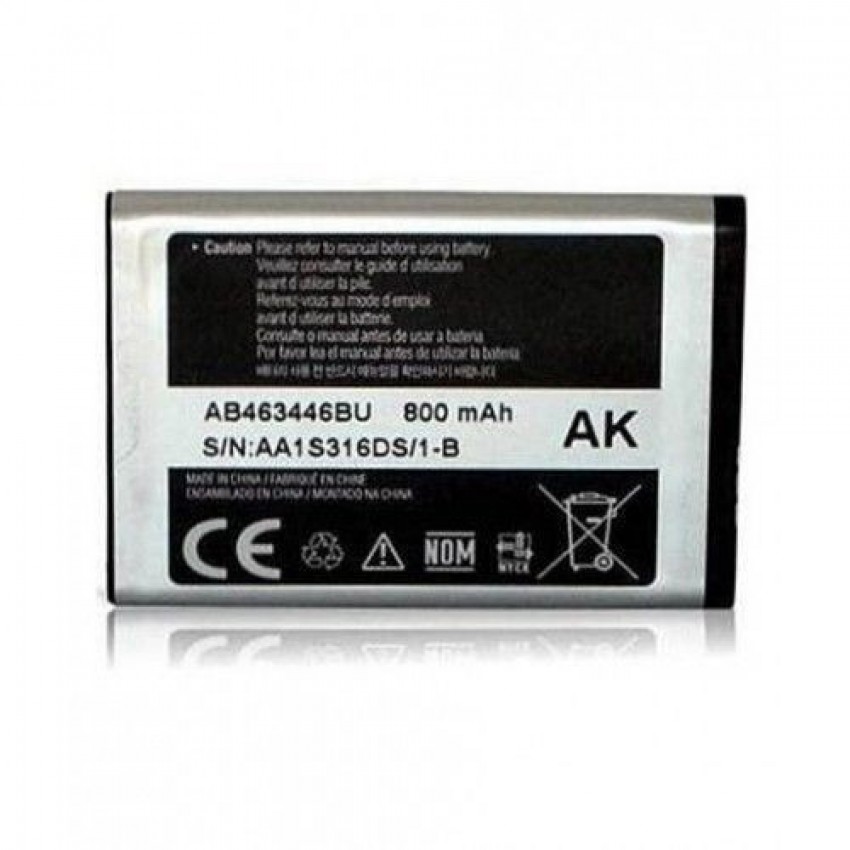 Akumulators Samsung X200 800mAh AB553446BU/X630/C300/C3300K/C3520/B300/C5212/E1170/D520/B130/E1200 AB463446BU