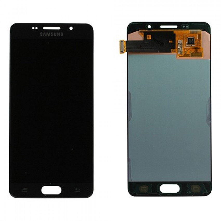 LCD screen Samsung A510 A5 (2016) with touch screen black original (service pack)