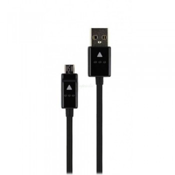 USB kabelis LG G2/G3/G4 microUSB (DC05BK-G) melns (1.2M)