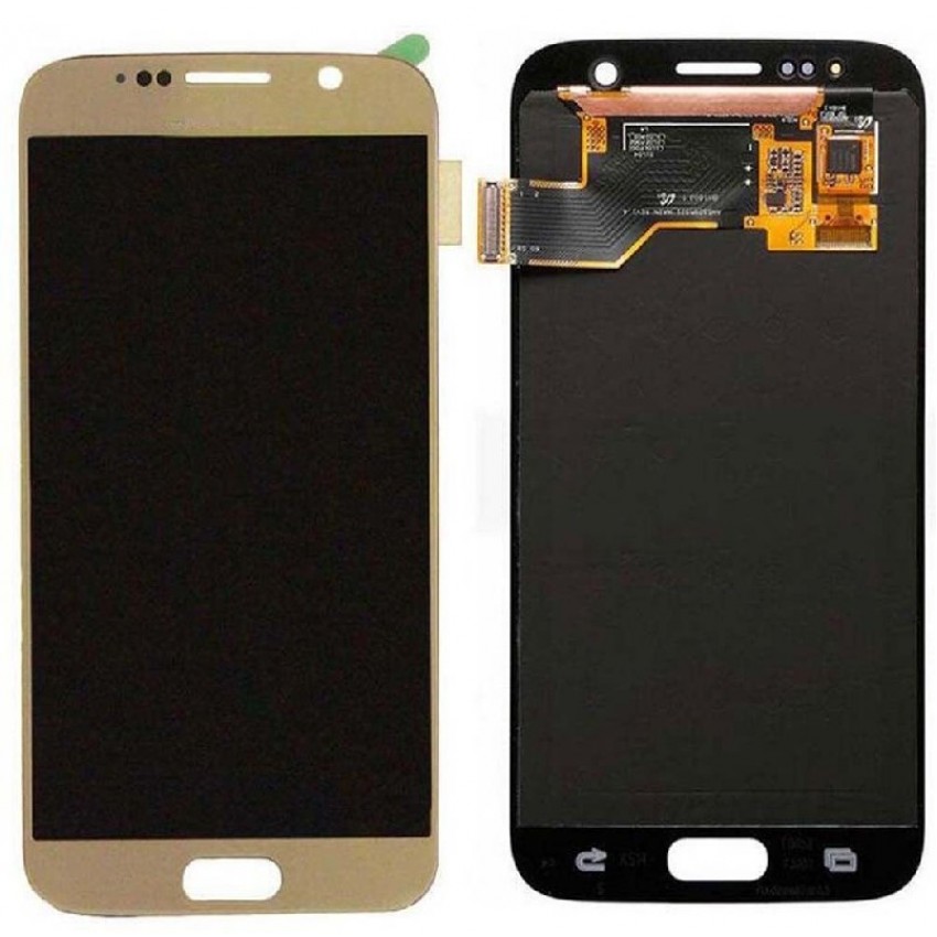 LCD displeja ekrāns Samsung G930F S7 ar skārienekrānu, zelta oriģināls (service pack)