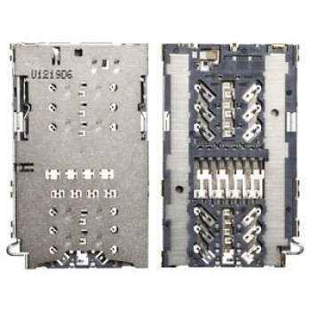 SIM and MicroSD (or DUAL SIM) card contact Samsung A320F/A520F/G930F/G935F/N930F/G950F/G955F/N950FD ORG