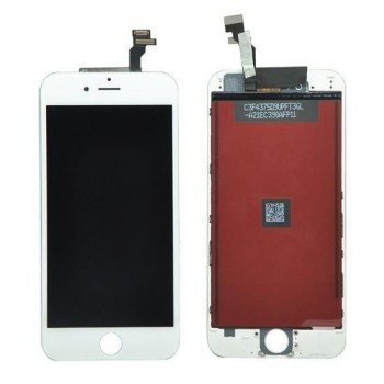 LCD displeja ekrāns iPhone 6 ar skārienekrānu balts (atjaunots) ORG