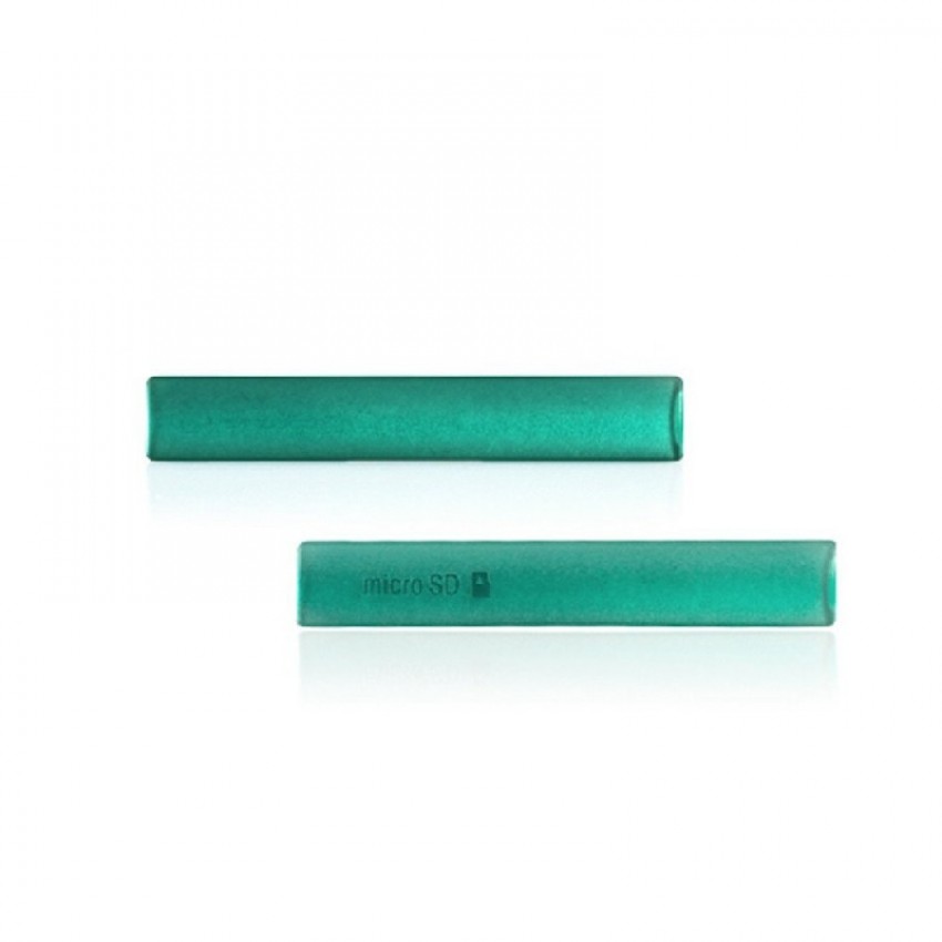 Sānu pārsegi zaļā krāsā Sony D5803 Xperia Z3 Compact (microSD, microUSB-SIM)