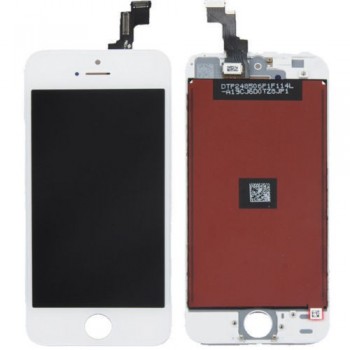 LCD displeja ekrāns iPhone SE / 5S ar skārienekrānu ESR, balts HQ