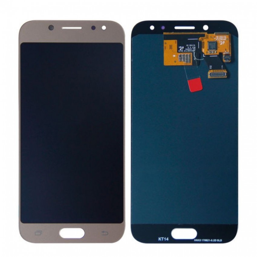 LCD displeja ekrāns Samsung J530 J5 (2017) ar skārienekrānu, zelta oriģināls (service pack)