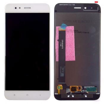LCD displeja ekrāns Xiaomi Mi A1/Mi 5X ar skārienekrānu, balts HQ
