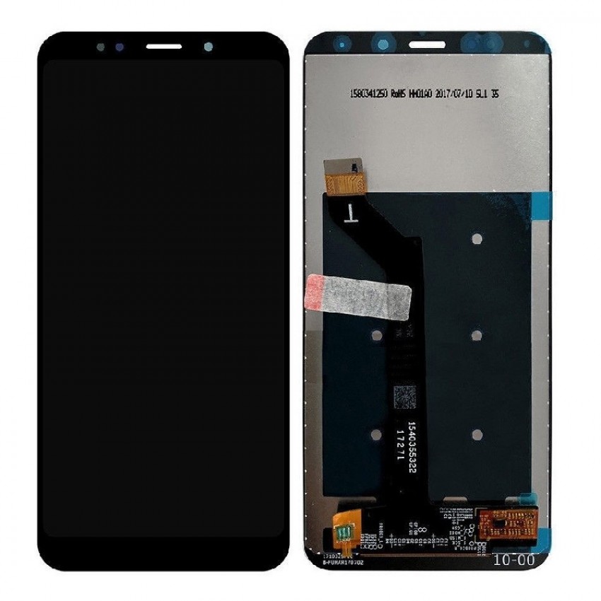 LCD displeja ekrāns Xiaomi Redmi 5 Plus ar skārienekrānu, melns HQ