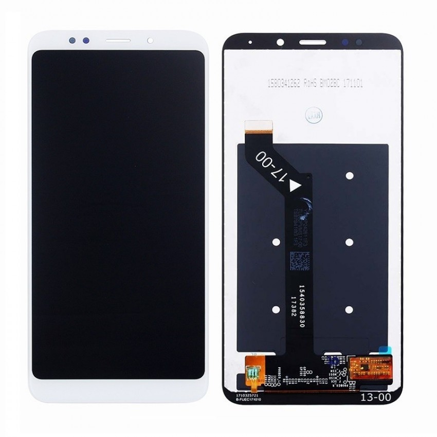 LCD displeja ekrāns Xiaomi Redmi 5 Plus ar skārienekrānu, balts HQ