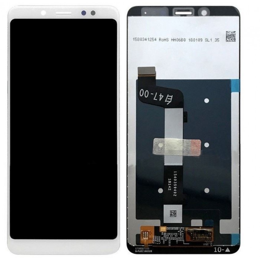 LCD displeja ekrāns Xiaomi Redmi Note 5 ar skārienekrānu, balts HQ