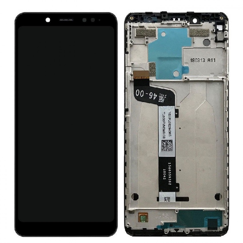 LCD displeja ekrāns Xiaomi Redmi Note 5 ar skārienekrānu, melns HQ