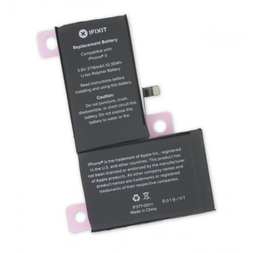 Battery ORG for iPhone X 2716mAh with sticker