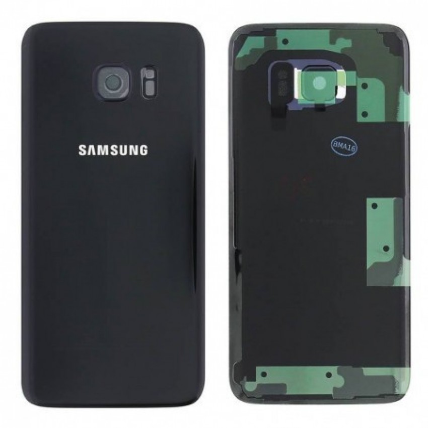 Aizmugurējais vāks Samsung G935F S7 Edge melns oriģināls (lietots B pakāpe)