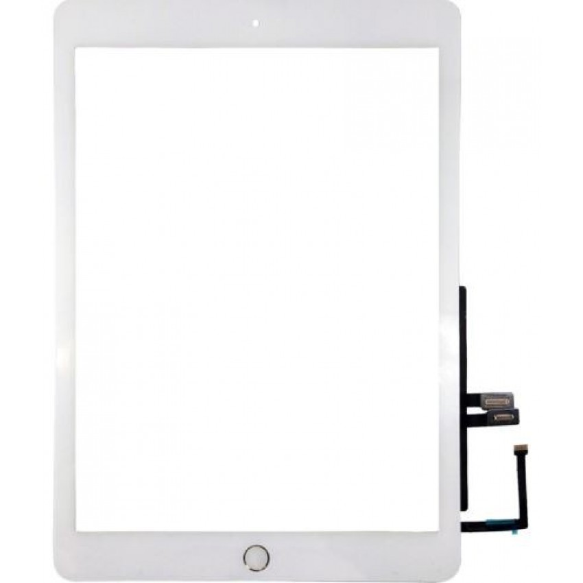 Touch screen iPad 2018 9.7 (6th) white with Home button and holders ORG