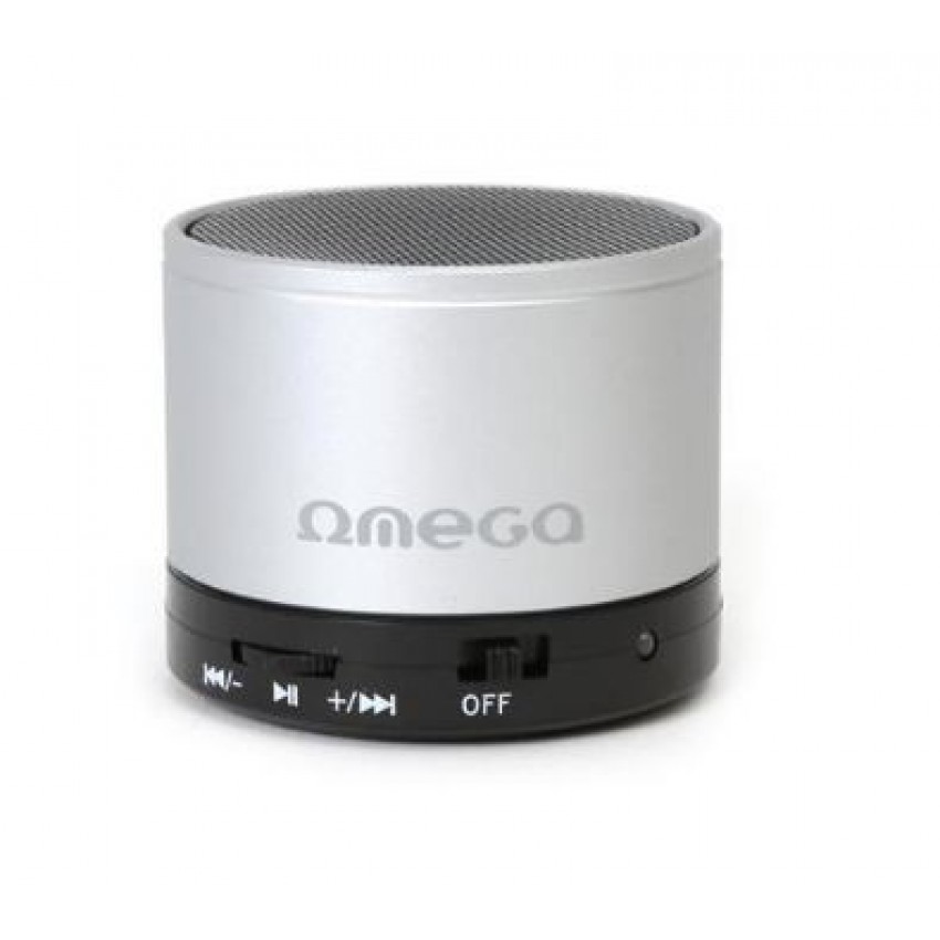 Bluetooth pārnēsājams skaļrunis OMEGA OG47 (MicroSD, HF) sudraba