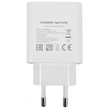 Lādētājs oriģinālais Huawei USB SuperCharge (HW-100400E00) 4A balts