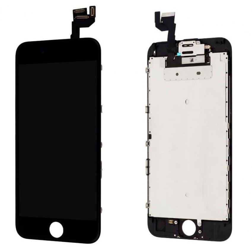 LCD displeja ekrāns iPhone 6S ar skārienekrānu melns Premium