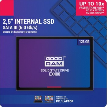 Hard drive SSD GOODRAM CX400 128GB (6.0Gb / s) SATAlll 2,5
