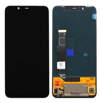 LCD displeja ekrāns Xiaomi Mi 8 ar skārienekrānu, melns OLED HQ