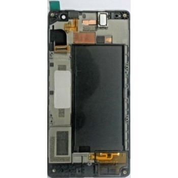 LCD screen Microsoft (Nokia) Lumia 735 with touch screen and frame black original  (used grade B)
