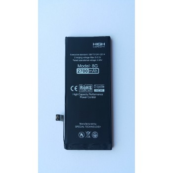 Battery "Di-Power" (higher capacity) for iPhone 8 2700mAh