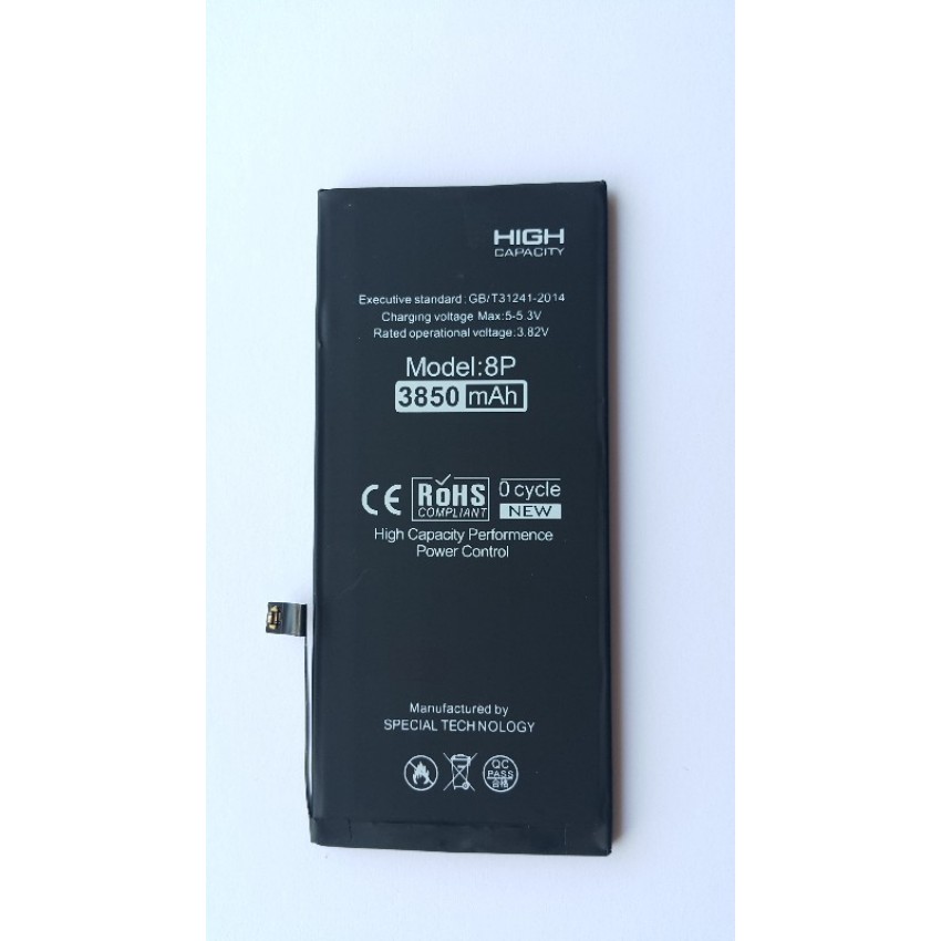Akumulators "Di-Power" Apple iPhone 8 Plus 3850mAh (higher capacity)