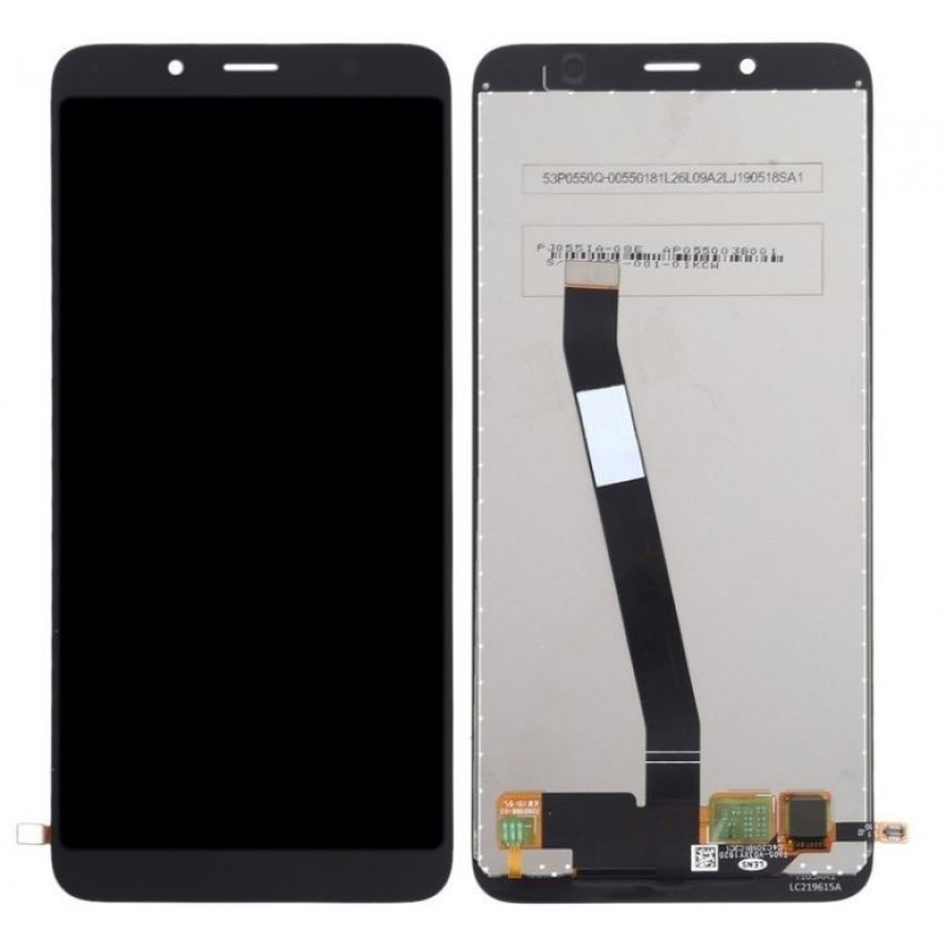 LCD displeja ekrāns Xiaomi Redmi 7A ar skārienekrānu, melns HQ