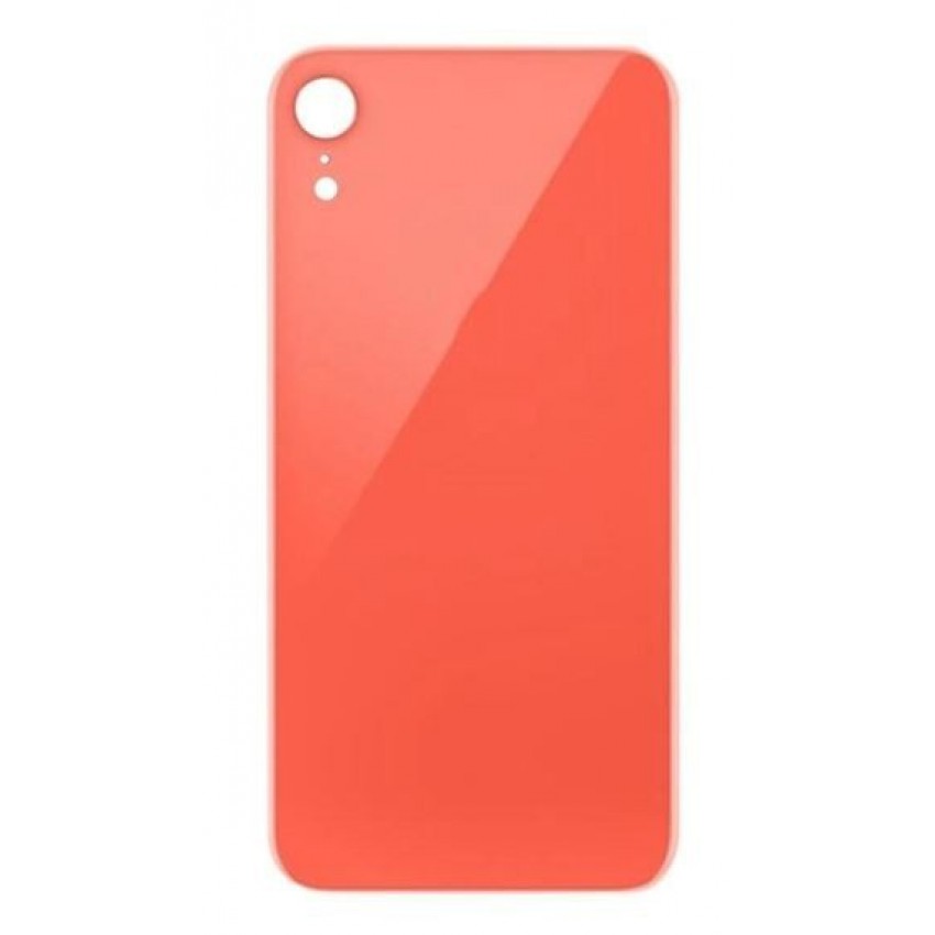 Battery cover iPhone XR coral (bigger hole for camera) HQ
