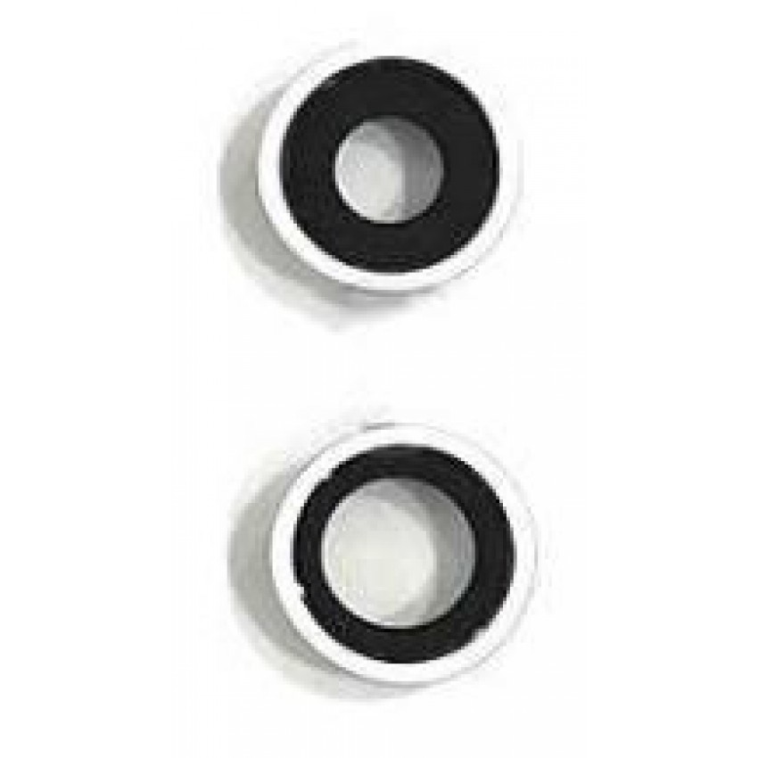 iPhone 11 objektīvs kamerai ar rāmi sudraba (balta) (2gab.) ORG