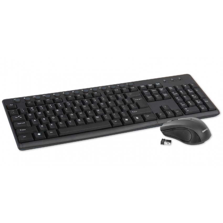 Wireless keyboard+mouse OMEGA OKM071B black