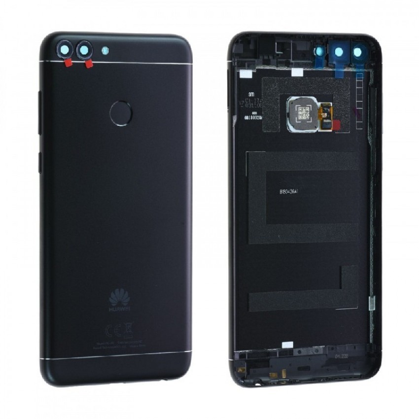 Aizmugurējais vāks Huawei P Smart/Enjoy 7S melns oriģināls (lietots C pakāpe)