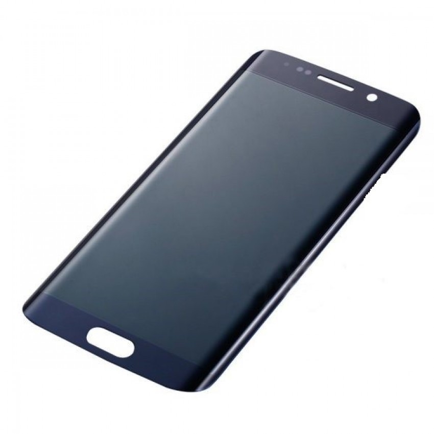LCD ekrāna stikls Samsung G928F S6 Edge Plus tumši zils ORG