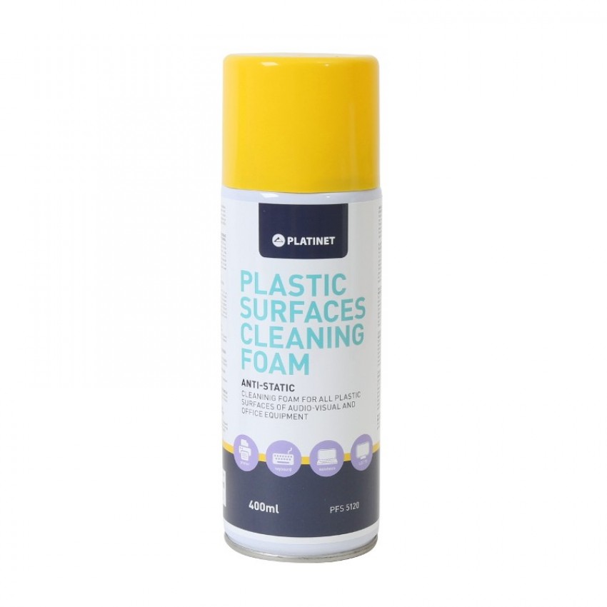 Tīrīšanas putas PLATINET plastmasas materiāliem (400 ml)