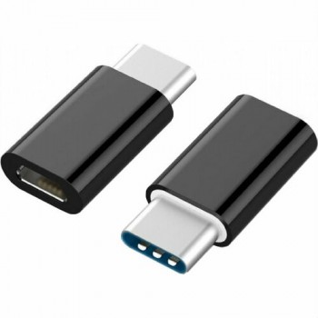 Adapter from Type-C į MicroUSB black
