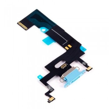 Flex for iPhone XR for charging connector with microphone Blue ORG