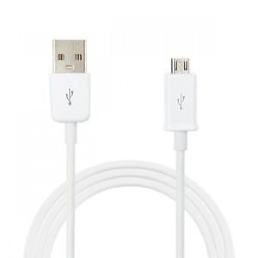 USB kabelis Xiaomi microUSB balts (0.8M)