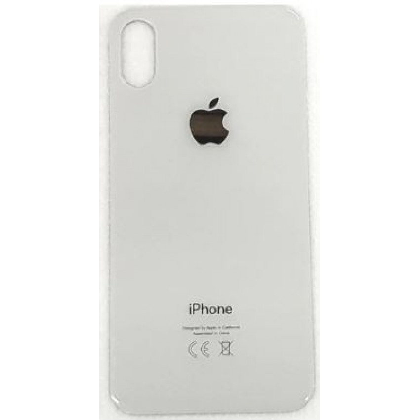 Battery cover iPhone 11 white (bigger hole for camera) HQ