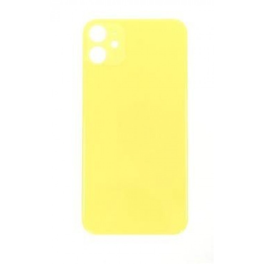 Akumulatora vāks iPhone 11 dzeltens (lielāks caurums kamerai) HQ