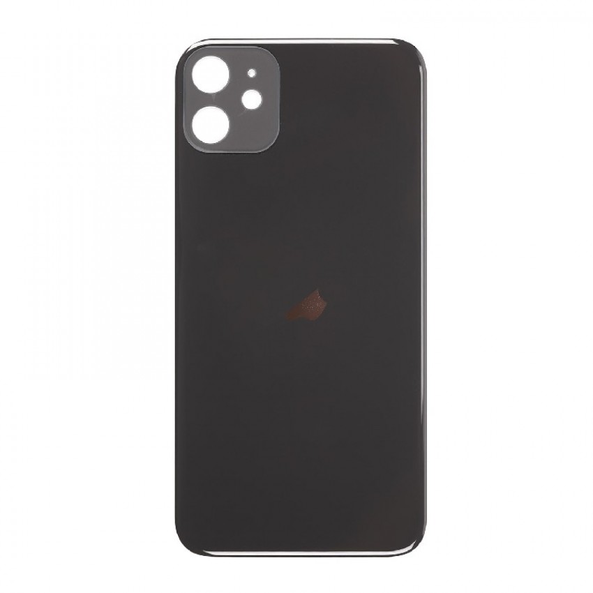 Akumulatora vāks iPhone 11 melns (lielāks caurums kamerai) HQ