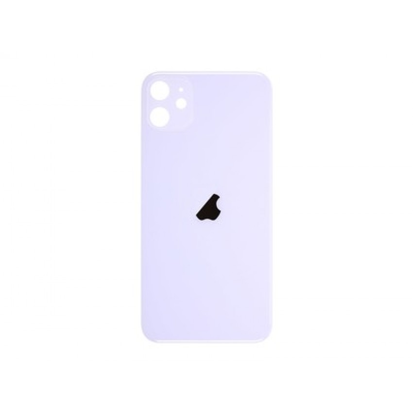 Battery cover iPhone 11 Purple (bigger hole for camera) HQ