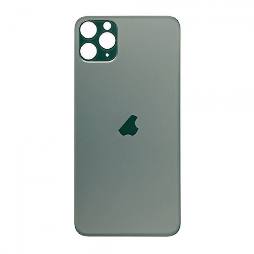 Akumulatora vāks iPhone 11 Pro Max zaļš (Midnight Green) (lielāks caurums kamerai) HQ
