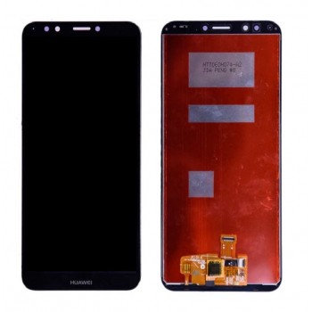 Ekranas Huawei Y7 2019/Y7 PRO 2019/Y7 Prime 2019 su lietimui jautriu stikliuku Black ORG
