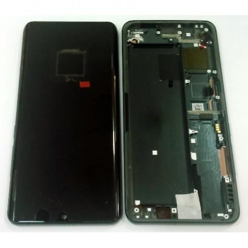 LCD displeja ekrāns Xiaomi Mi Note 10/Mi Note 10 Pro/Mi Note 10 Lite ar skārienekrānu, melns OLED ORG