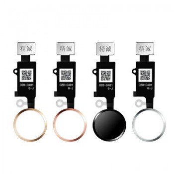 Flex iPhone 7/7 Plus/8/8 Plus JC 6th Generation HOME pogas sudraba krāsā